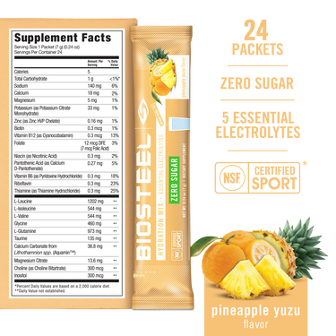 HYDRATION MIX / Pineapple Yuzu - 24 Serving Packet